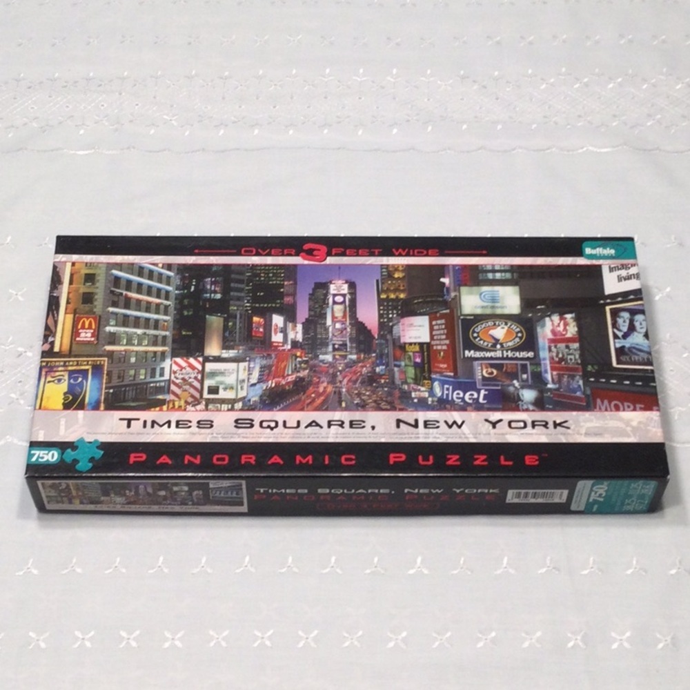 Times Square, New York 750 Piece Panoramic Puzzle Over 3 ‘ Wide​